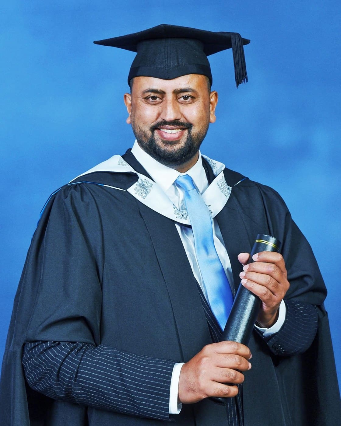 Najeeb Ahmed at his MS Accounting and Finance graduation