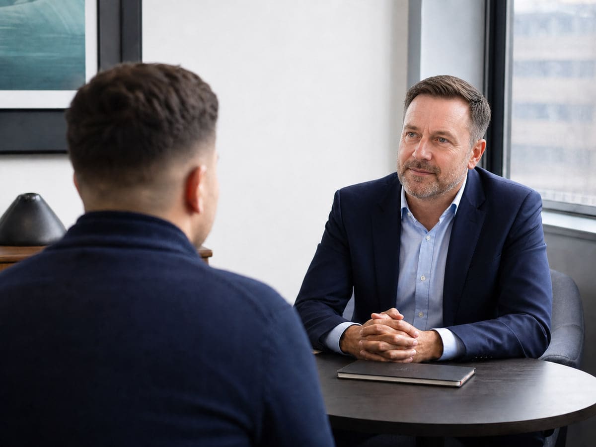 A client talking directly to their accountant
